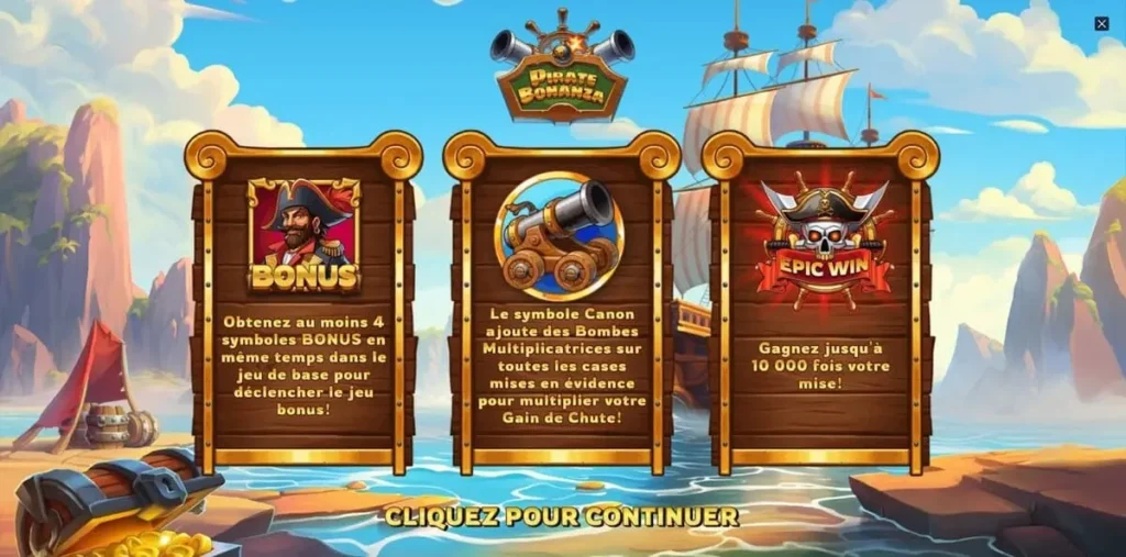 Pirate Bonanza 2 jeu casino